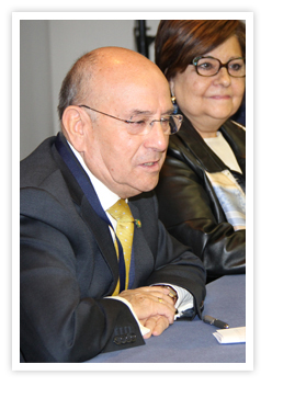 Luis Martín Pindado durante su ponencia