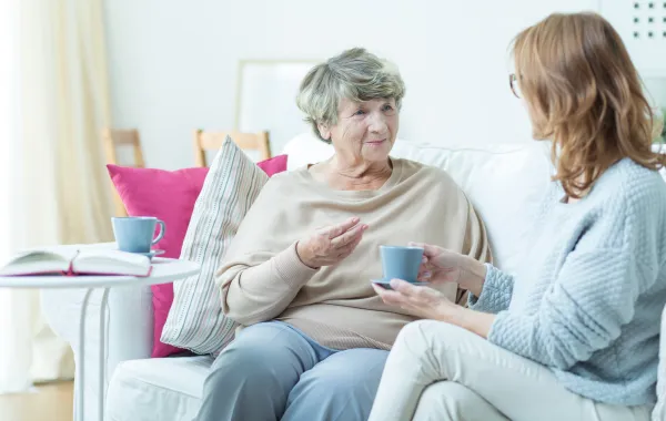 Foto de una persona mayor