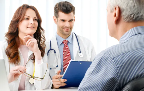 Foto en una consulta médica