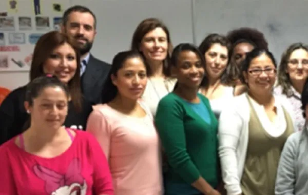 Foto de integrantes del curso de formación sociosanitaria