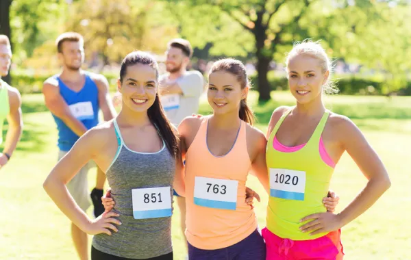 Foto de tres corredoras