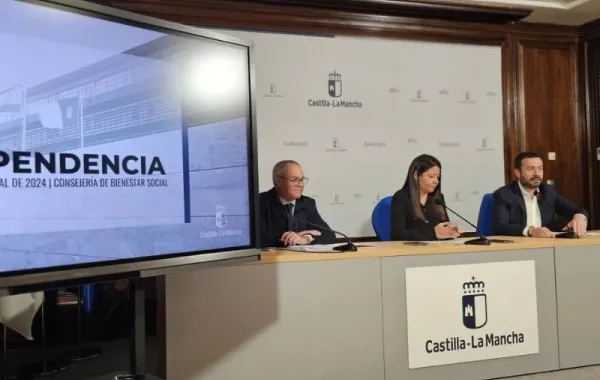 Fotografía del acto de la Gestión del Sistema a la atención a la dependencia en Castilla la Mancha