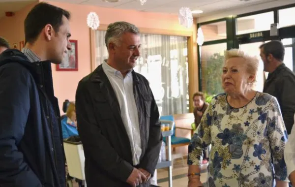 escena en la residencia