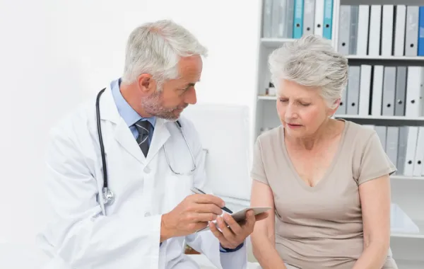 Foto en una consulta médica