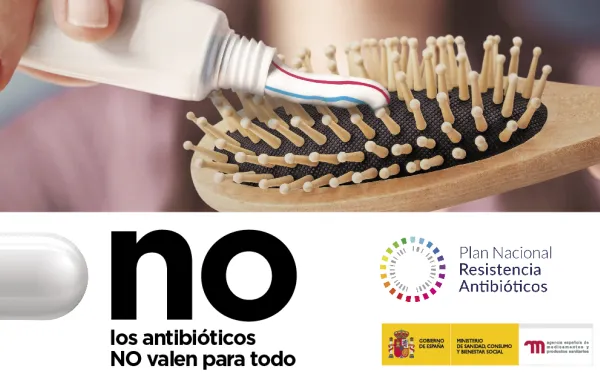Foto de la campaña de antibioticos no valen para todos