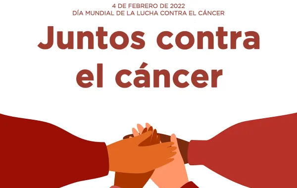 Foto  de un visual sobre el cancer oral