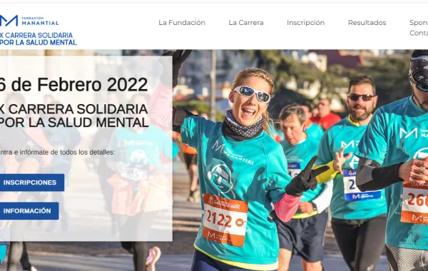 Foto del anuncio de la carrera por la salud mental
