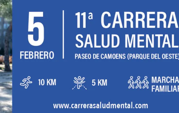 Foto del cartel de la carrera de apoyo a las personas con problemas de salud mental