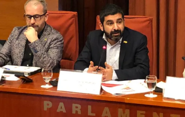 Foto del consejero de  trabajo,asuntos sociales y familias en Cataluña