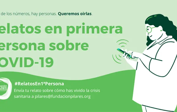 Foto del cartel de relatos en primera persona