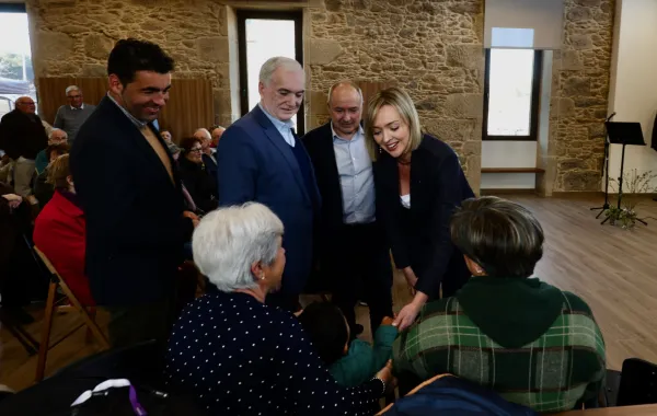 Foto de la presentación en Galicia de las unidades de atención al alzhéimer
