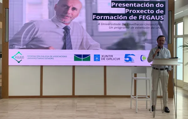 Foto de la presentacion del programa de Galicia formación continua y digital de los mayores