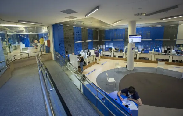 Foto de una oficina de hacienda en Madrid