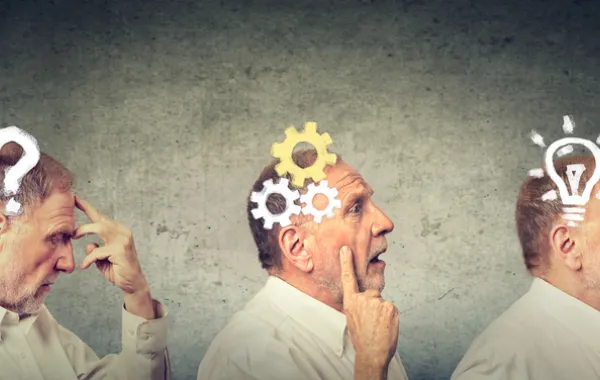 Foto con la imagen de la cabeza de un señor con el simbolo de pregunta