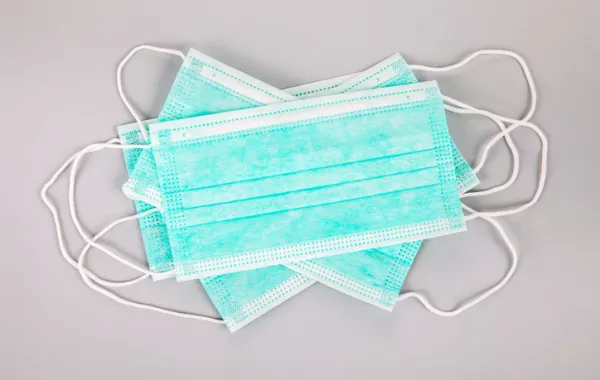 Foto de unas mascarillas higiénicas