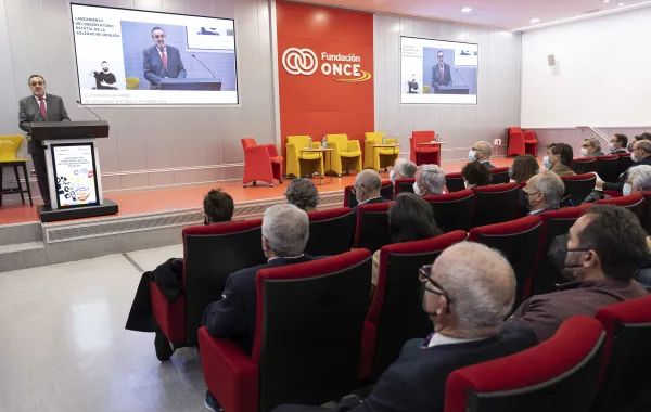 Foto de la presentacion del Observatorio Estatal de la Soledad no Deseada