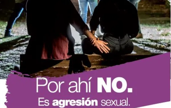 Foto del cartel de campaña de no agresiones de Castilla y Leon