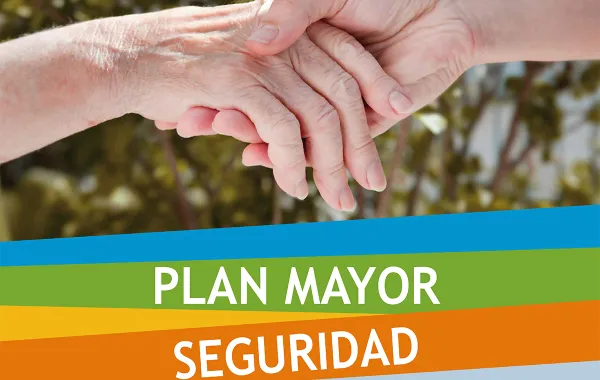 Foto del cartel del plan mayor seguridad