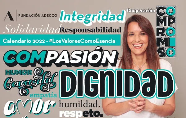 Foto de la portada del calendario de inclusion sociolaboral de personas con discapacidad