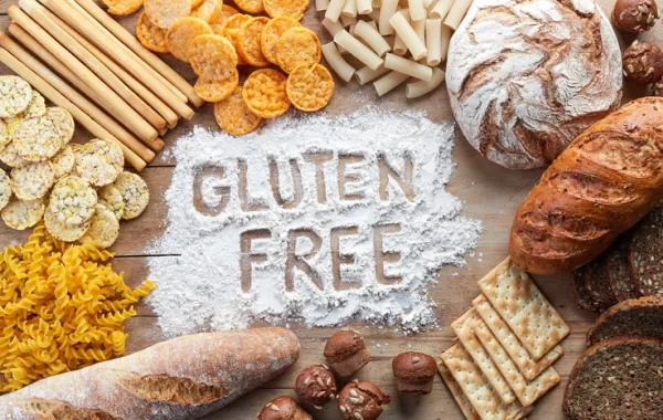 Foto de varios productos que contienen gluten