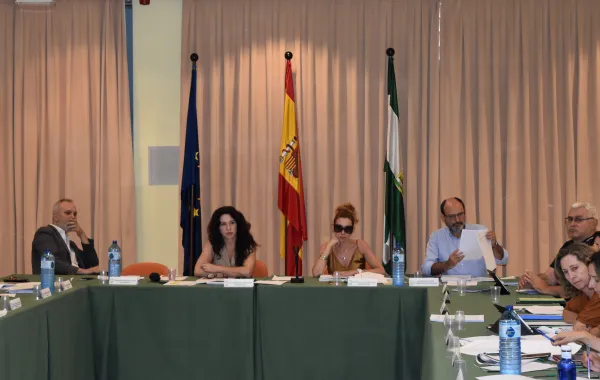 Foto de una comisión de la Junta Andalucía reunida para tomar decisiones