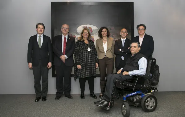 Foto de los miembros del comité de ayudas a la investigación sociosanitaria