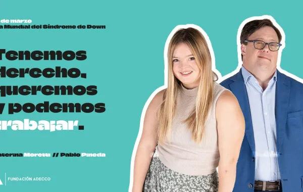 Foto de la campaña del día Mundial del Síndrome de Down