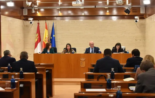Foto de la presentacion de las políticas de bienestar social en Castilla-La Mancha 