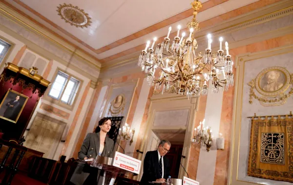 Foto de la presentación del servicio de Atención y Apoyo a las Familias en las residencias