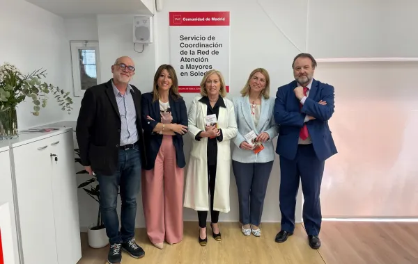 Foto de la presentación de la  Red regional de Atención a Mayores en Soleda