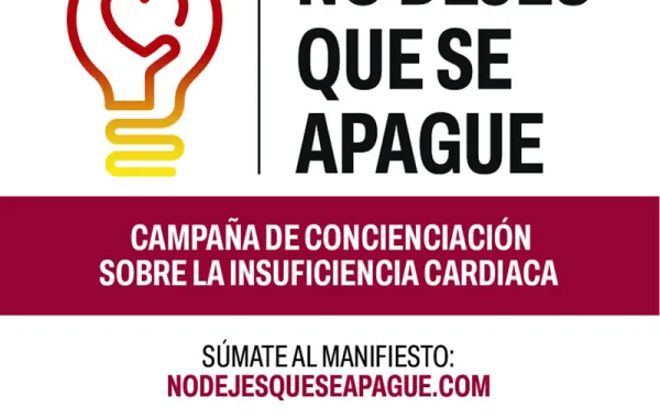 No dejes que se apague. Campaña  de concienciación sobre la insuficiencia cardiaca.
