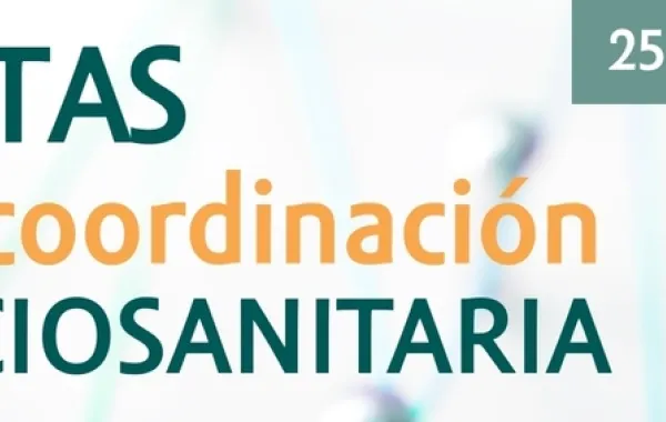 Foto de la portada Actas de Coordinación Sociosanitaria edicion 25