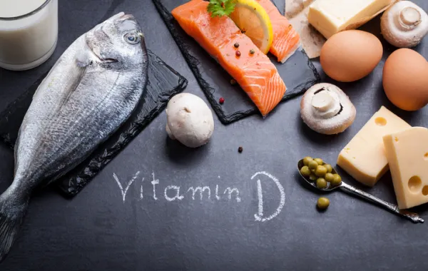 Foto de alimentos que contienen la vitamina D