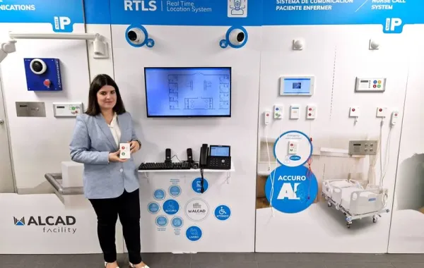 Presentación de dispositivo de comunicación paciente enfermeta