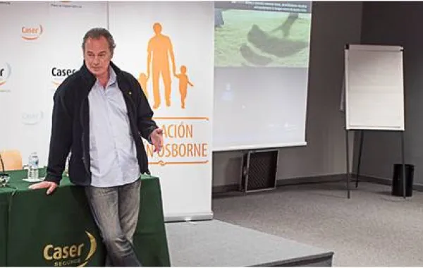 Bertín Osborne en una de las jornadas 