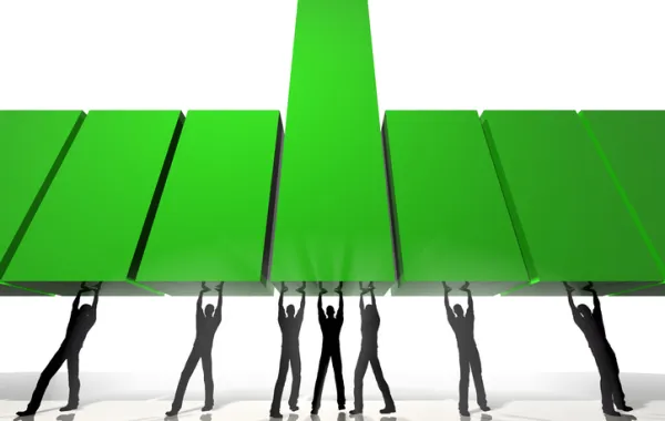 Foto con gráfico demográfico