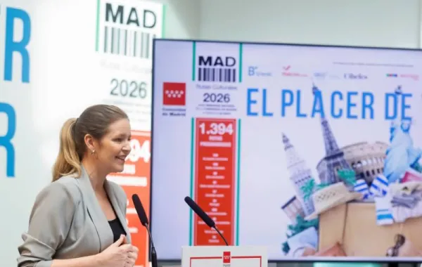 Presentación de las rutas culturales para promover el envejecimiento activo por parte de Ana Dávila, consejera de Familia, Juventud y Asuntos Sociales.