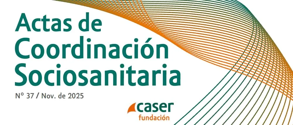 Portada de la Revista Actas de Coordinación Sociosanitaria número 37