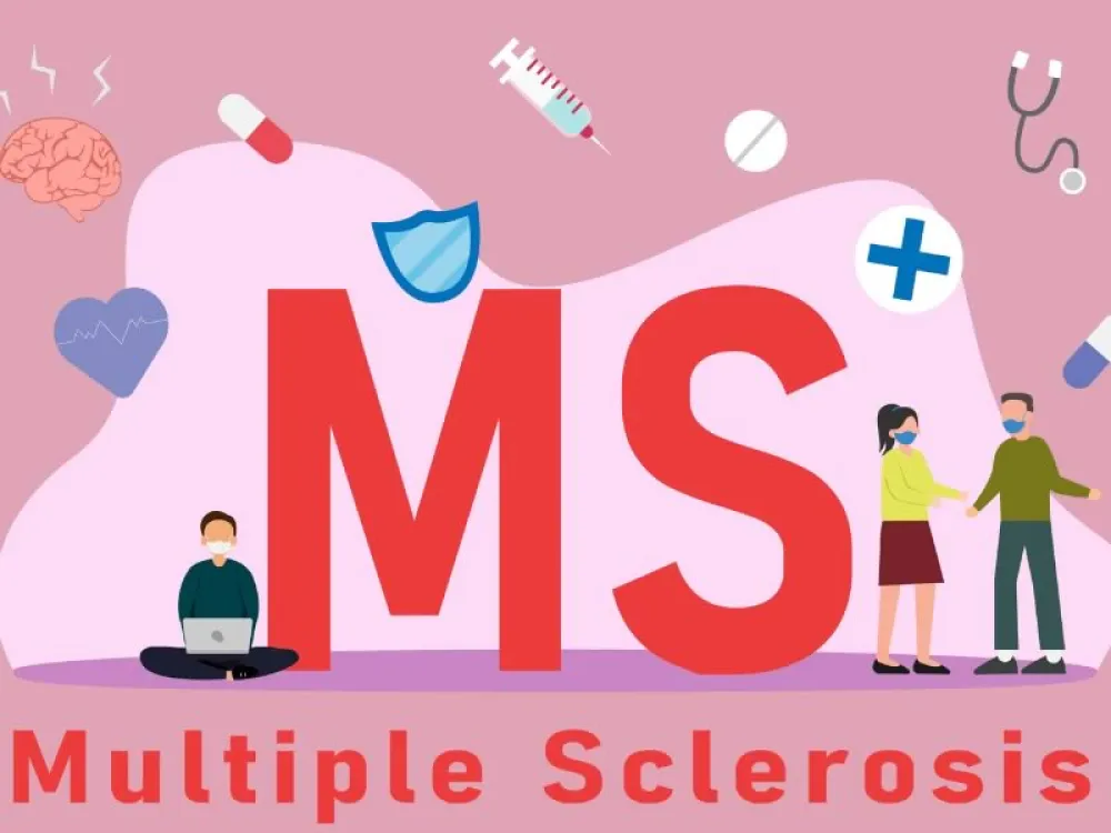 Ilustración para concienciar sobre la Esclerosis Múltiple