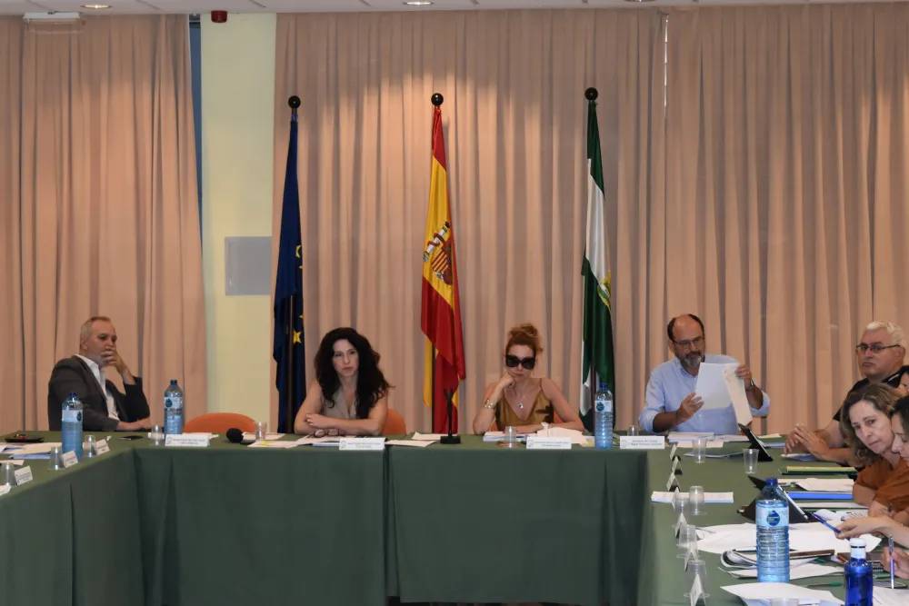 Foto de una comisión de la Junta Andalucía reunida para tomar decisiones