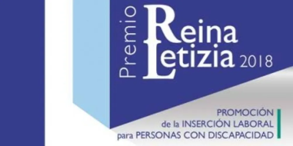 Foto de cartel de convocatoria de los Premios Reina Letizia 2018