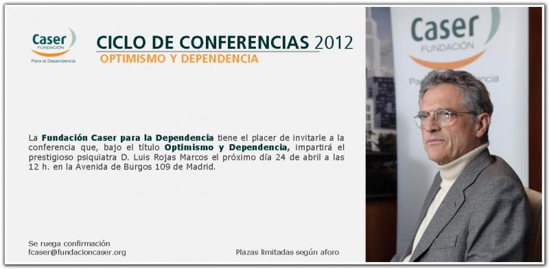 Ciclo de conferencias 2012 optimismo y dependecia